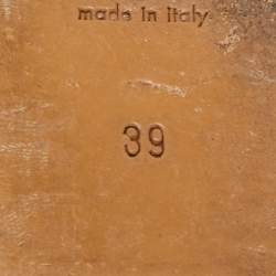 Pre Owned Gucci Black Leather Rose Embroidered Princetown Horsebit Flat Mules Size 39