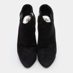 Gucci Black Suede Ankle Length Platform Boots Size 37