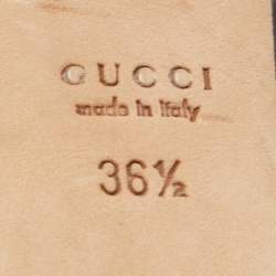 Pre Owned Gucci Brown Guccissima Leather Kid Horsebit Pumps Size 36.5