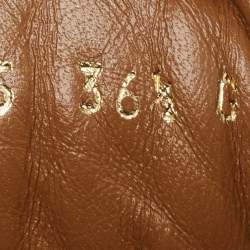Gucci Brown GG Canvas and Leather Lace Up High Top Sneakers Size 36.5