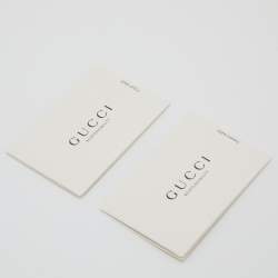 Gucci Cream Leather Bee Embellished Bow Accents Flat Slides Size 38.5