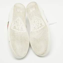 Gucci x Disney White Leather Donald Duck Ace Sneakers Size 38
