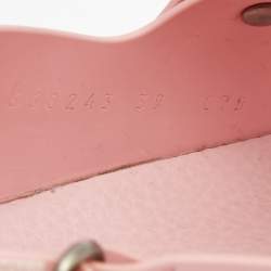 Gucci Pink PVC Isla Slingback Double Sandals Size 39