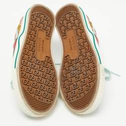 Gucci Multicolor Canvas and Sequin Tennis 1977  Sneakers Size 35.5