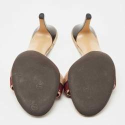 Gucci Beige GG Canvas Hysteria Slide Sandals Size 39