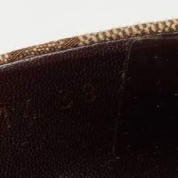 Pre Owned Gucci Brown GG Canvas Pointed Toe Pumps Size 38