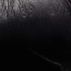 Pre Owned Gucci Metallic Silver Glitter Web Detail Studded Low Top Sneakers Size 39