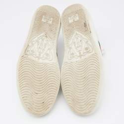 Pre Owned Gucci White Leather Ace Low Top Sneakers Size 37