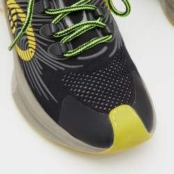 Gucci Black Knit Fabric Running Sneakers Size 38