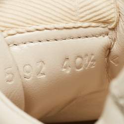 Gucci White Leather Rhyton Low Top Sneakers Size 40.5