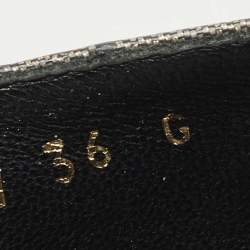 Gucci Grey Coated Canvas GG Ballet Flats Size 36