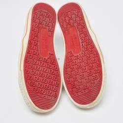 مملوكة مسبقًا Gucci Blue Denim Tennis 1977 Low Top Sneakers Size 39.5