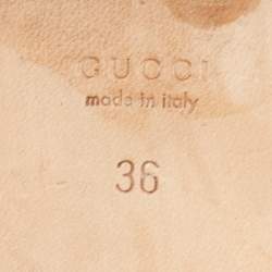 Pre Owned Gucci Black Leather Horsebit Slip On Loafers Size 36