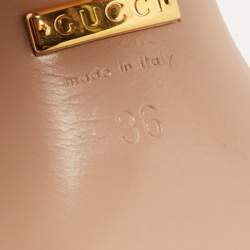 Gucci Black Quilted Leather GG Slides Size 36