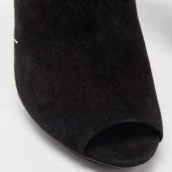 مملوكة مسبقًا Gucci Black Suede Slingback Mules Size 41