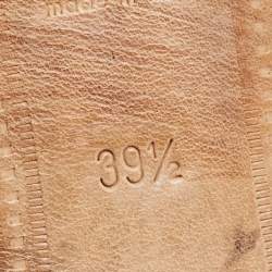 Pre Owned Gucci Pink Velvet Jordaan Horsebit Slip On Loafers Size 39.5