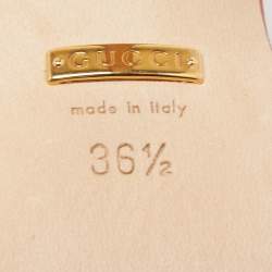 مملوكة مسبقًا Gucci x Adidas Red/Pink Shearling Fur Horsebit Mules Size 36.5