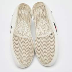 Gucci White Leather Ace Sneakers Size 35