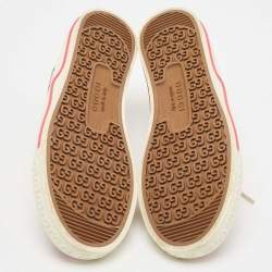 Gucci Pink GG Canvas Tennis 1977 Sneakers Size 36