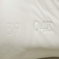 Gucci White Leather Embroidered Bee Ace Sneakers Size 39