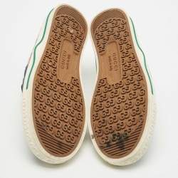 Gucci Blue  GG Canvas Tennis 1977 Low Top Sneakers Size 37