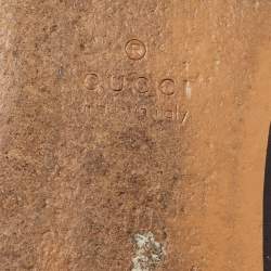 مملوكة مسبقًا Gucci Red Velvet Horsebit Princetown Flat Mules Size 40