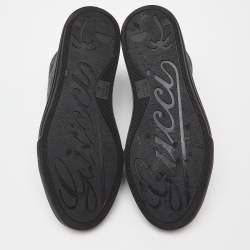 مملوكة مسبقًا حذاء رياضي غوتشي بروكلين كانفاس GG سوبريم بني و جلد مقاس 37