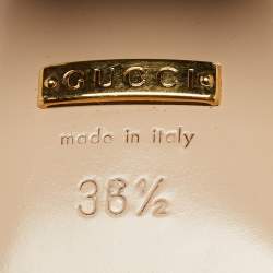Gucci Black Suede GG Marmont Slide Sandals Size 36.5 