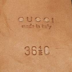Gucci Tricolor Python, Crocodile and Lizard Platform Pumps Size 36.5