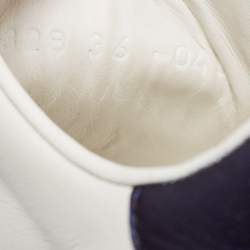 Pre Owned Gucci White Leather Loved Ace Low Top Sneakers Size 36