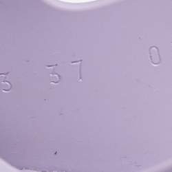 Gucci Purple Rubber Sandals Size 37