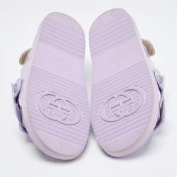 Gucci Purple Rubber Sandals Size 37