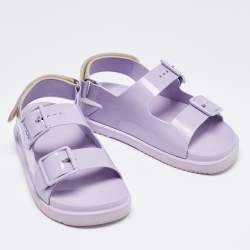 Gucci Purple Rubber Sandals Size 37
