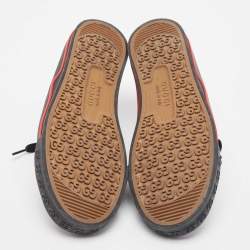 Pre Owned Gucci Black GG Canvas Tennis 1977 Sneakers Size 37