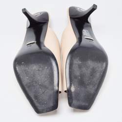 Gucci Beige Leather Mules Size 41.5