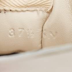 Pre Owned Gucci Pink Leather Rhyton Sneakers Size 37.5
