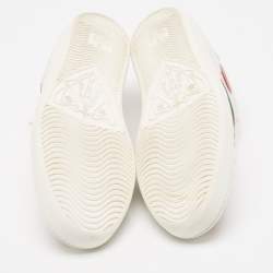 Gucci White Leather Ace Low Top Sneakers Size 37.5