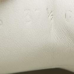 Gucci White Leather  Web Ace Low Top Sneakers Size 37.5
