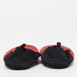 مملوكة مسبقًا حذاء فلات غوتشي قماش وكانفاس غوتشيسيما أحمر/أسود مقاس 36