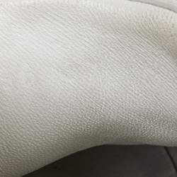 مملوكة مسبقً ا Gucci White Guccissima Leather Web Low Top Sneakers Size 37