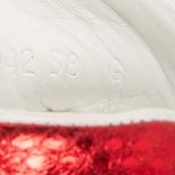 Gucci White Leather Ace Low Top Sneakers Size 38