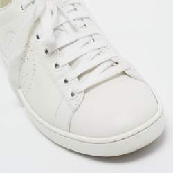 Gucci White Leather Ace Low Top Sneakers Size 36