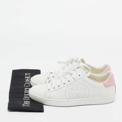 Gucci White Leather Ace Low Top Sneakers Size 36