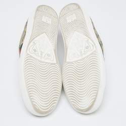 Gucci Brown Monogram Canvas Ace Low Top Sneakers Size 41