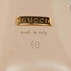 Gucci Blue Suede GG Marmont Slides Size 40  