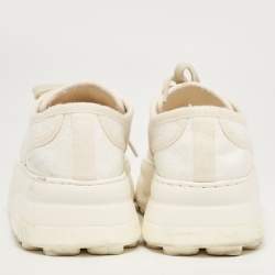Gucci White GG Canvas Tennis 1977 Platform Sneakers Size 37