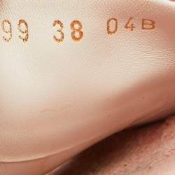 Gucci Pink Fabric GG Platform Slides Size 38