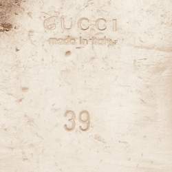 Gucci Beige/Brown GG Canvas Princetown Flat Mules Size 39