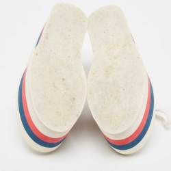 Gucci Cream Leather Ace Platform Sneakers Size 39