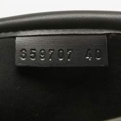 Pre Owned Gucci Black Rubber Horsebit Rain Boots Size 40